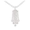 Image 2 : 14KT White Gold 4.81ctw Diamond Necklace