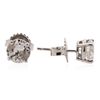 Image 2 : 14KT White Gold 1.82ctw Diamond Solitaire Earrings