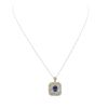 Image 1 : 14KT Yellow Gold 2.01ct Tanzanite and Diamond Pendant with Chain