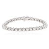 Image 1 : 14KT White Gold 4.15ctw Diamond Tennis  Bracelet