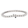 Image 2 : 14KT White Gold 4.15ctw Diamond Tennis  Bracelet