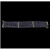 Image 1 : 14KT White Gold 48.30ctw Tanzanite and Diamond Bracelet