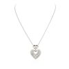 Image 1 : 14KT White Gold 3.23ctw Diamond Pendant With Chain