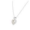 Image 3 : 14KT White Gold 3.23ctw Diamond Pendant With Chain