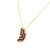 Image 3 : 14KT Yellow Gold 7.00ctw Ruby and Diamond Pendant With Chain