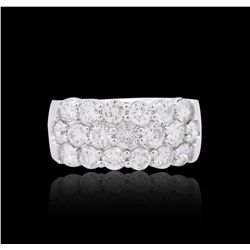 14KT White Gold 2.98ctw Diamond Ring