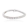 Image 1 : 14KT White Gold 9.25ctw Diamond Tennis Bracelet