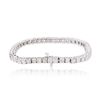 Image 2 : 14KT White Gold 9.25ctw Diamond Tennis Bracelet