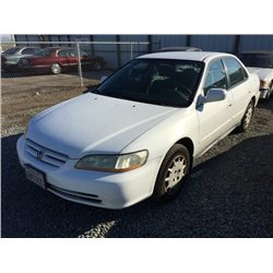 01 Honda Accord 4dr Sedan - T - DRIVE