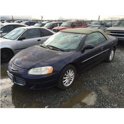 02 Chrysler Sebring 2dr Convertible - T - DRIVE MC KK
