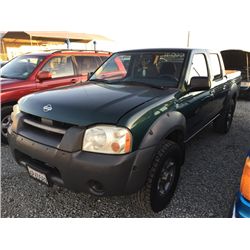 01 Nissan Frontier 4dr Crew Cab -V6 2WD - T - DRIVE