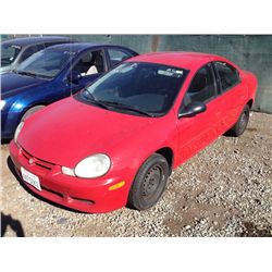 02 Dodge Neon 4dr Sedan - T - DRIVE