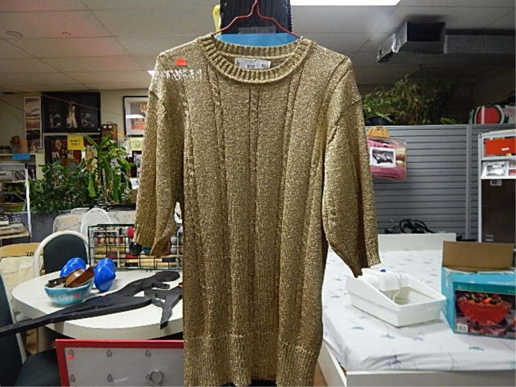 SPARKLE GOLD SWEATER