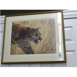 Artist Signed & Numbered Lion Print