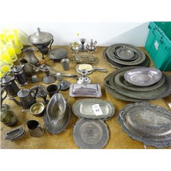 Large Lot SilverPlate - No Shipping