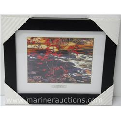 Heritage Collection - A.Y. Jackson 1882-1971. The Red Maple 1914. Framed, Panel with Mat. Size: 9 x 