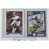 Image 2 : Lot of 3 Signed Baseball Cards. J.Key, D. Stewart and T. Henke