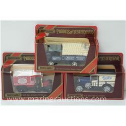 Lot of 3 - Matchbox DieCast Models of Yesteryear with Limited Edition.