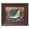 Image 1 : Tom Thomson -1877-1917. Studio Panel on Birchwood, WOODLAND WATERFALL. Gallery Frame 18 x 21. Estima