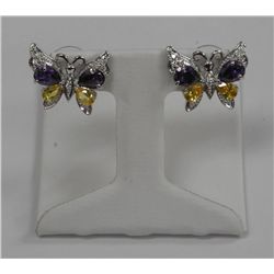 Chic - Custom Butterfly Earrings - Fancy Cuts Swarovski Elements