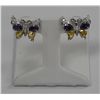 Image 1 : Chic - Custom Butterfly Earrings - Fancy Cuts Swarovski Elements