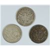 Image 2 : LOT OF ( 3 ) BARBER HALF DOLLARS, 1900, 1903-S, AND 1913-D