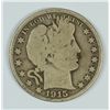 Image 1 : 1915 BARBER HALF DOLLAR, G/VG KEY!