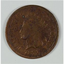1871 INDIAN HEAD CENT, GOOD corroded KEY DATE