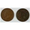 Image 1 : 1873 AND 1878 INDIAN HEAD CENTS, FINE