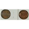 Image 2 : LOT OF ( 2 ) 1914 LINCOLN CENTS, AU