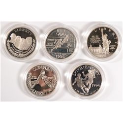 PROOF U.S. COMMEMORATIVE DOLLARS: