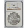 Image 1 : 2003 AMERICAN SILVER EAGLE, NGC MS-69!