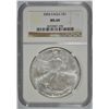 Image 1 : 2004 AMERICAN SILVER EAGLE, NGC MS-69!