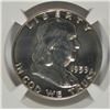 Image 2 : 1959 FRANKLIN HALF DOLLAR NGC MS66