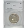 Image 1 : 1861-O SEATED LIBERTY HALF DOLLAR SEGS MS-63