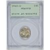 Image 1 : 1942-D MERCURY DIME PCGS MS-65 FB OLD GREEN HOLDER