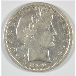 1900 BARBER HALF DOLLAR VF-20