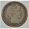 Image 1 : 1915-D BARBER HALF DOLLAR VF-30