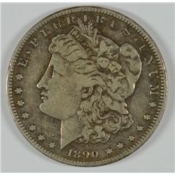 1890-CC MORGAN DOLLAR VF