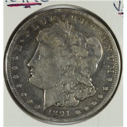 1891-CC MORGAN DOLLAR VG