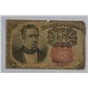 Image 1 : 1874 TEN CENT US FRACTIONAL NOTE