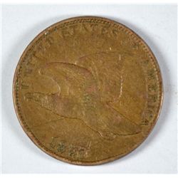1857 FLYING EAGLE CENT F/VF