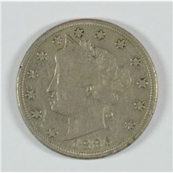 1886 V-NICKEL VF-30