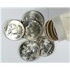 Image 1 : GEM BU ROLL OF ( 12 ) 1954 & ( 8 ) 1955 FRANKLIN HALF DOLLARS