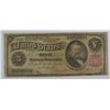 Image 1 : 1891 $5 SILVER CERTIFICATE (RARE NOTE)