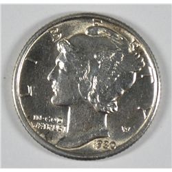 1930 MERCURY DIME MS-63