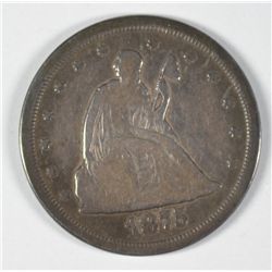 1875-S TWENTY CENT PC VG/F