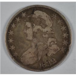 1832 BUST HALF DOLLAR VG