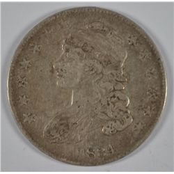 1834 BUST HALF DOLLAR G/VG
