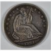 Image 1 : 1861-O SEATED HALF DOLLAR VF-30